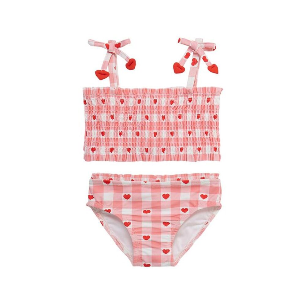 Little Me Girls  Heart Swimsuit